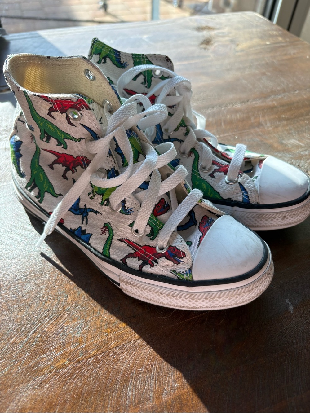 Converse Chuck Taylor Allstar Dinoverse Junior Size 1 High-Top Lace-Up Sneaker